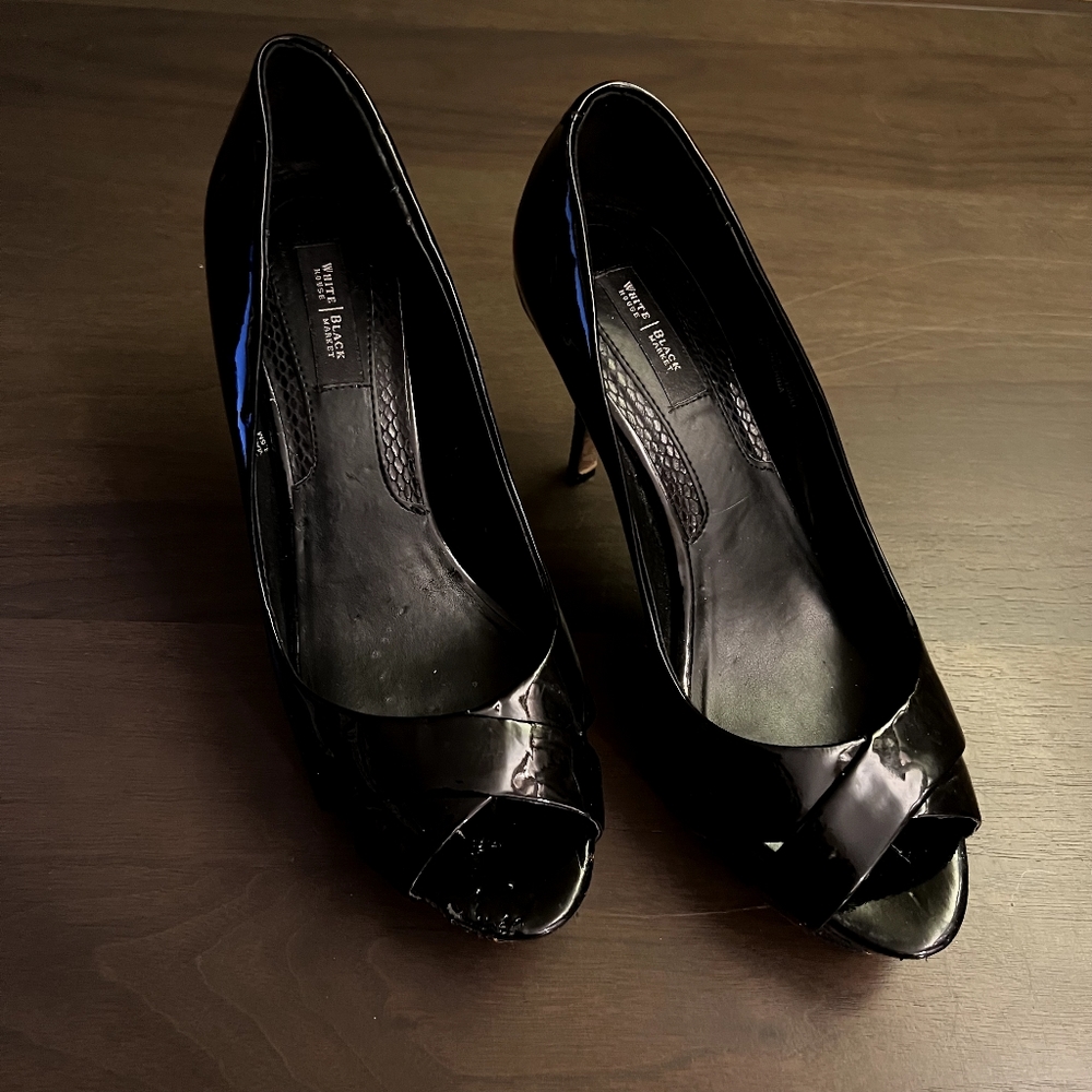 3.5" Patent White House|Black Market Pumps